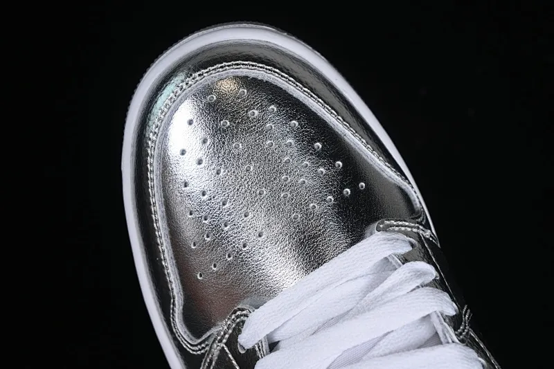 All categories Air Jordan Jordan series basketball shoes Air Jordan 1 Low Air Jordan 1 Low "Metallic Silver" AJ1 Joe 1 gray silver low-top cultural casual sneakers FN5030-001